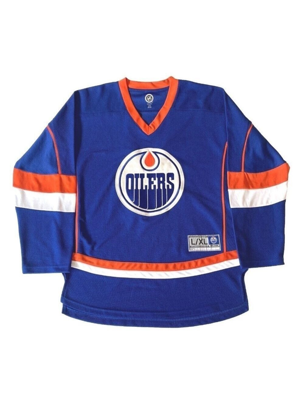 Edmonton Oilers NHL Jersey Blue Adult L/XL